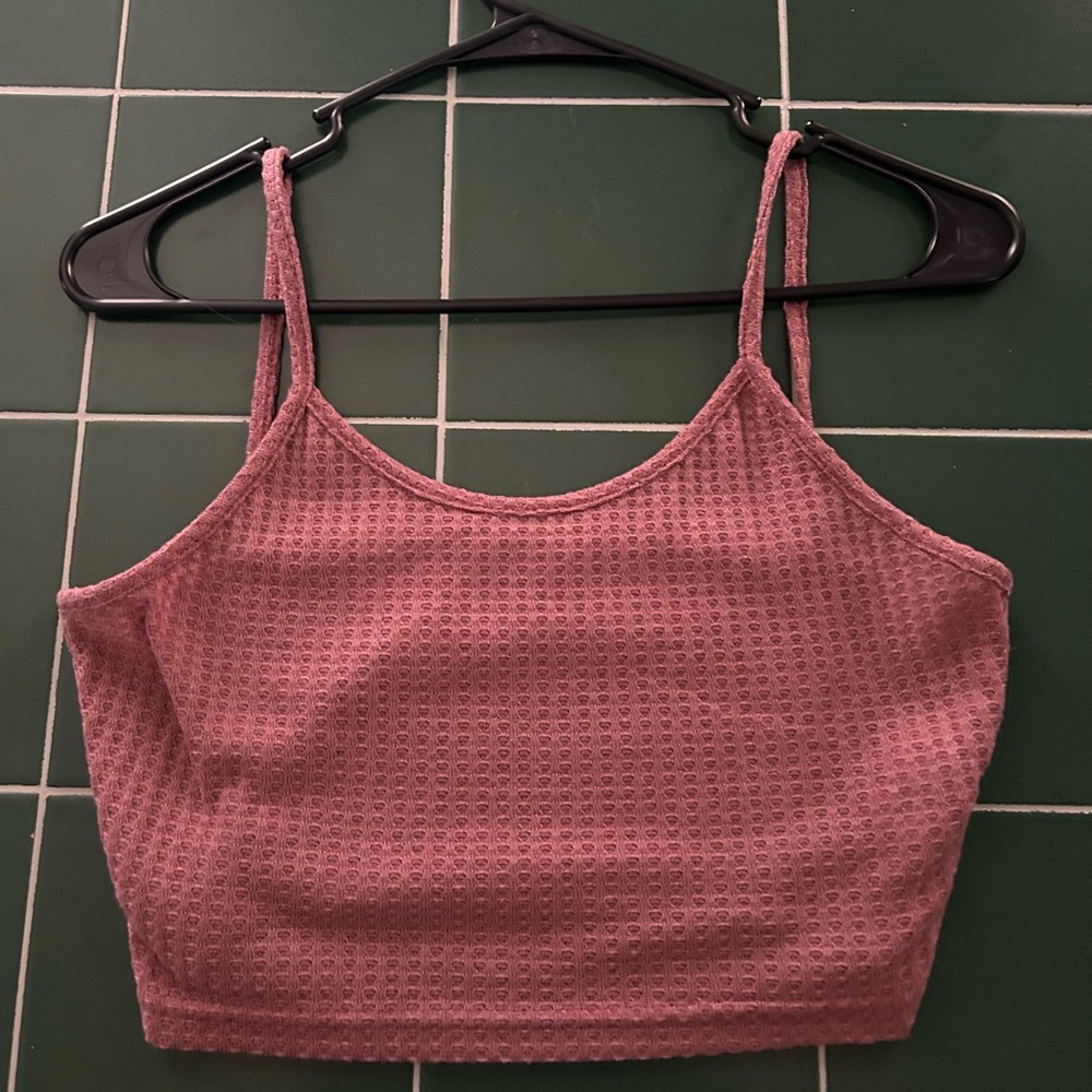 SHEIN Mauve Textured Camisole